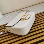 Prada Women Saffiano Leather Prada Embleme Bag-White - Bild 6