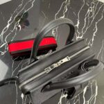 Prada Women Saffiano Leather Prada Monochrome Bag-Black - immagine 6