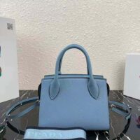 Prada Women Saffiano Leather Prada Monochrome Bag-blue (1)