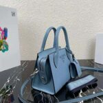 Prada Women Saffiano Leather Prada Monochrome Bag-Blue - Bild 4