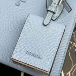 Prada Women Saffiano Leather Prada Monochrome Bag-Blue - Bild 8