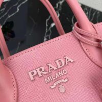 Prada Women Saffiano Leather Prada Monochrome Bag-pink (1)