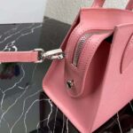 Prada Women Saffiano Leather Prada Monochrome Bag-Pink - Imagen 8