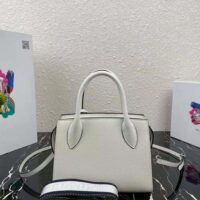 Prada Women Saffiano Leather Prada Monochrome Bag-white (1)