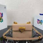 Prada Women Saffiano Leather Prada Symbole Bag-Pink - immagine 2