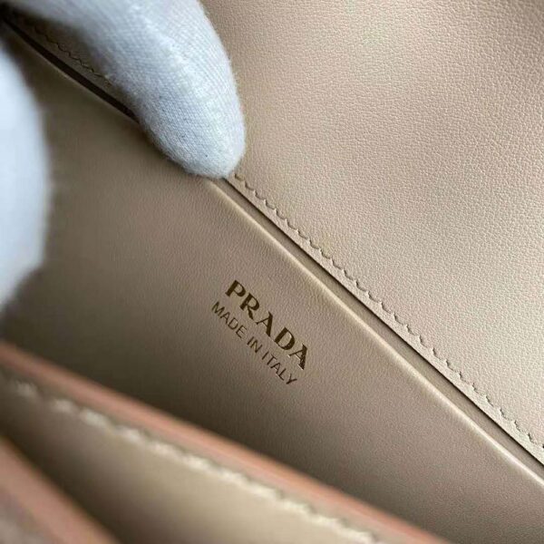 Prada Women Saffiano Leather Prada Symbole Bag-pink (9)