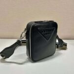 Prada Women Saffiano Leather Shoulder Bag-Black - Imagen 5