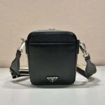 Prada Women Saffiano Leather Shoulder Bag-Black - Imagen 4