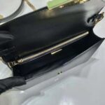Prada Women Saffiano Leather Shoulder Bag-Black – Image 8