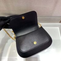 Prada Women Saffiano Leather Shoulder Bag-Black (1)