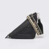 Prada Women Saffiano Prada Triangle Bag-Black