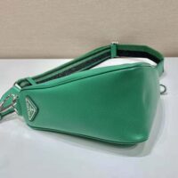 Prada Women Saffiano Prada Triangle Bag-Green (1)