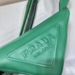 Prada Women Saffiano Prada Triangle Bag-Green - immagine 8