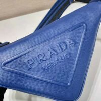 Prada Women Saffiano Prada Triangle Bag-Navy (1)