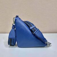 Prada Women Saffiano Prada Triangle Bag-Navy (1)