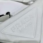 Prada Women Saffiano Prada Triangle Bag-White - Bild 6