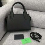 Prada Women Saffiano Leather Prada Kristen Handbag-Black – Image 4