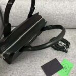 Prada Women Saffiano Leather Prada Kristen Handbag-Black – Image 7
