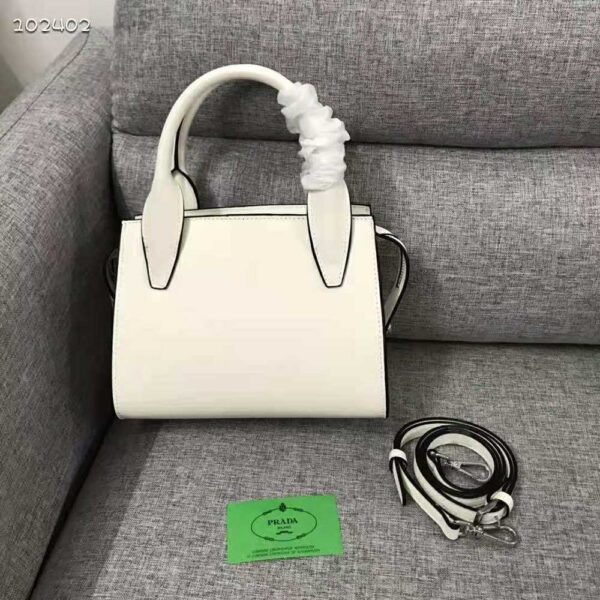 Prada Women Saffiano leather Prada Kristen Handbag-white (3)