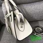 Prada Women Saffiano Leather Prada Kristen Handbag-White – Image 8