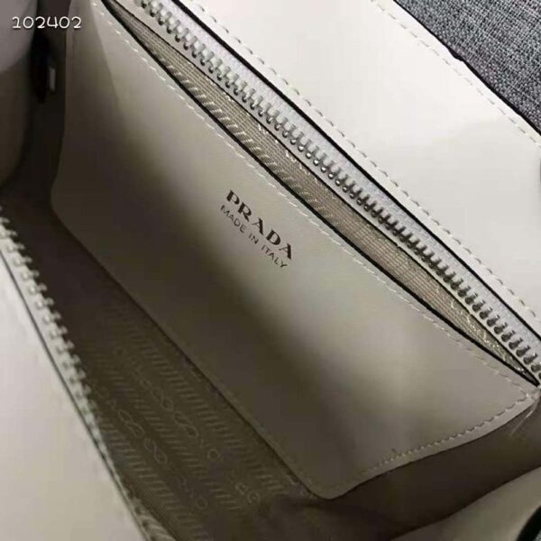 Prada Women Saffiano leather Prada Kristen Handbag-white (8)