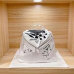 Prada Women Signaux Printed Nylon Backpack-White - Image 2