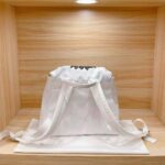 Prada Women Signaux Printed Nylon Backpack-White - Image 6