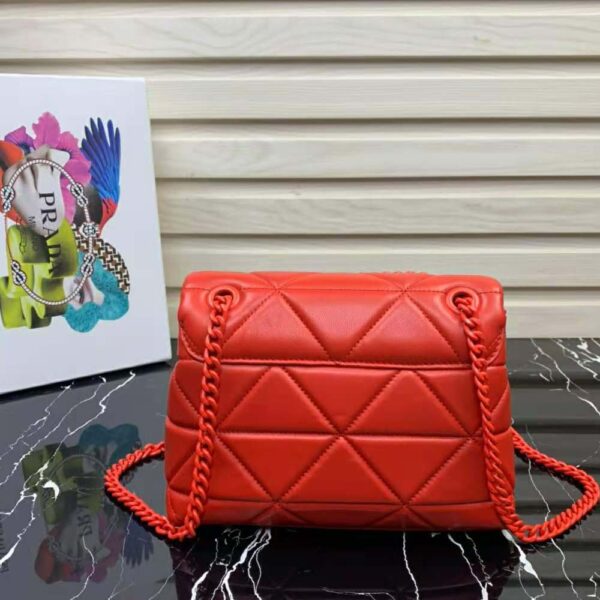 Prada Women Small Nappa Leather Prada Spectrum Bag-red (3)