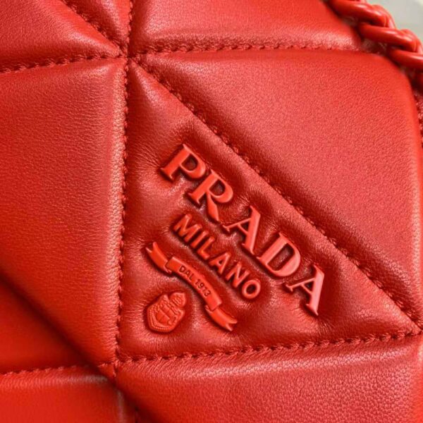 Prada Women Small Nappa Leather Prada Spectrum Bag-red (8)