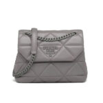 Borsa Prada Spectrum piccola in nappa da donna Prada - Argento