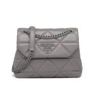 Prada Women Small Nappa Leather Prada Spectrum Bag-silver (1)