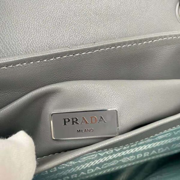 Prada Women Small Nappa Leather Prada Spectrum Bag-silver (10)