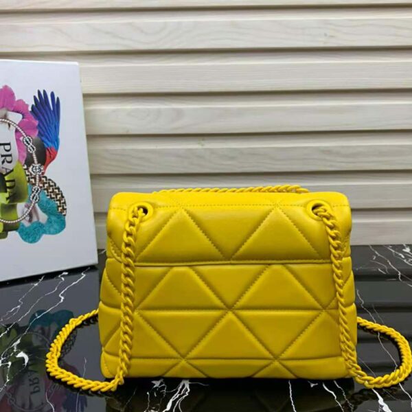 Prada Women Small Nappa Leather Prada Spectrum Bag-yellow (3)