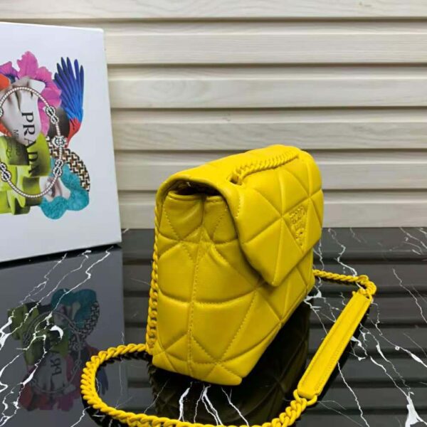 Prada Women Small Nappa Leather Prada Spectrum Bag-yellow (4)
