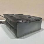 Prada Women Small Polka-Dot Mesh Tote Bag-Black - Image 7