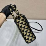 Prada Women Small Prada Symbole Jacquard Fabric Handbag-Brown - immagine 6