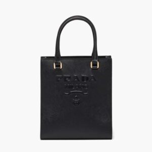 Prada Women Small Saffiano Leather Handbag-Black