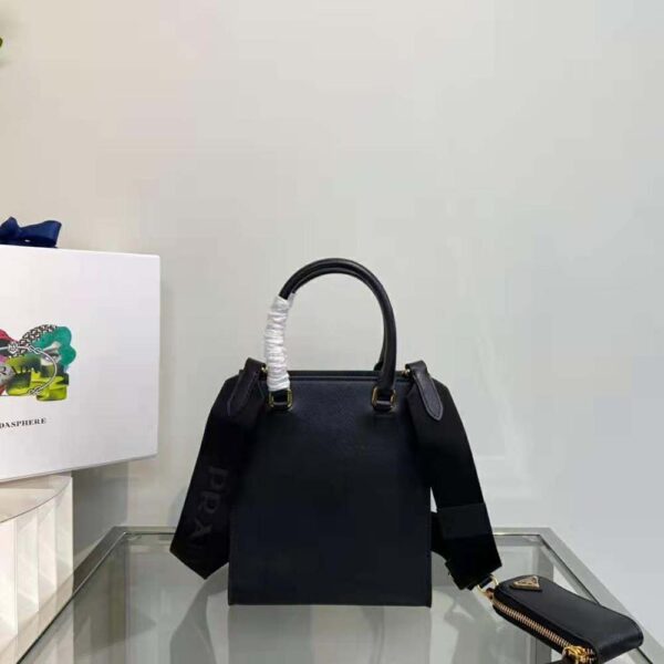 Prada Women Small Saffiano Leather Handbag-Black (4)