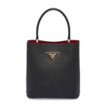 Borsa Prada Panier piccola in pelle Saffiano da donna Prada - Nero