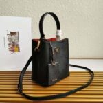 Prada Women Small Saffiano Leather Prada Panier Bag-Black - immagine 4