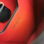 Prada Women Small Saffiano Leather Prada Panier Bag-Black - immagine 9