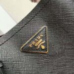 Prada Women Small Saffiano Leather Prada Panier Bag-Black - immagine 8