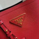 Prada Women Small Saffiano Leather Prada Panier Bag-Red - Bild 10