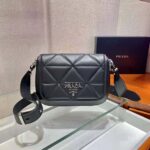 Prada Women Spectrum Leather Bag-Black - Image 2