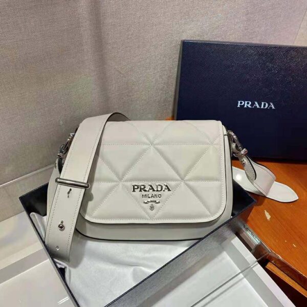 Prada Women Spectrum Leather Bag-white (3)