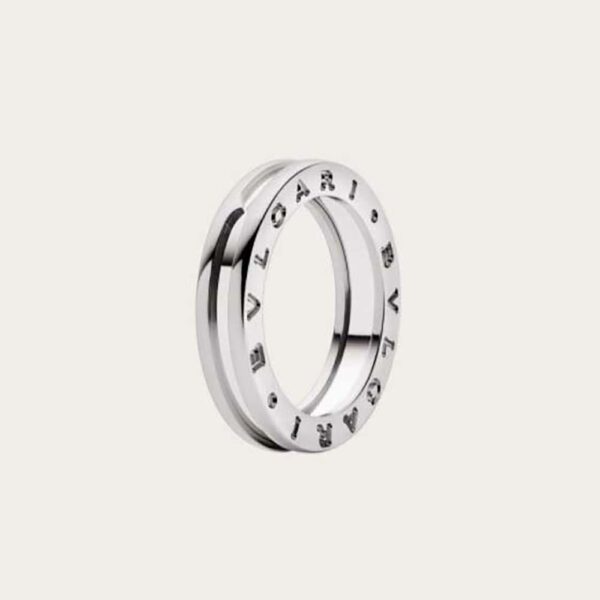 Bvlgari Women B.Zero1 One-Band Ring in 18 KT White Gold (1)