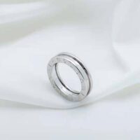 Bvlgari Women B.Zero1 One-Band Ring in 18 KT White Gold (1)