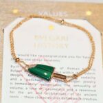Bvlgari Women BVLGARI BVLGARI Gelati 18 KT Rose Gold Soft Bracelet-Green – Bild 2