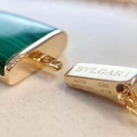 Bvlgari Women BVLGARI BVLGARI Gelati 18 KT Rose Gold Soft Bracelet-Green (1)