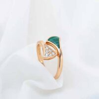 Bvlgari Women Divas Dream 18 KT Rose Gold Ring (1)